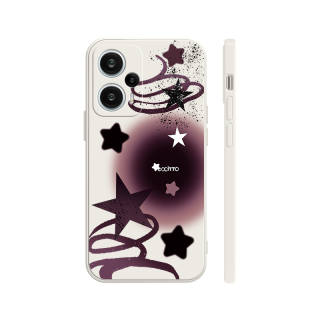 SITONGSI Silicone Material Urban Chic Style Five Pointed Star Liquid Phone Cases