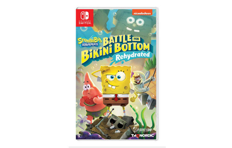 NINTENDO SWITCH NINTENDO SWITCH SpongeBob SquarePants The Adventure In Bikini Bottom Remastered Game Software Cassette