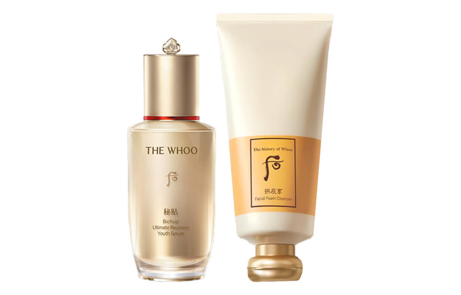 The History Of Whoo Serums Cleanser Skincare Sets Moisturizing And Hydrating 50ml+180ml