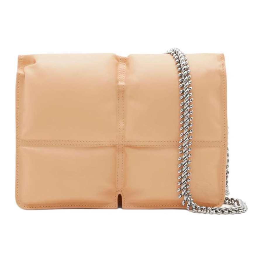 Burberry Lambskin Crossbody Bag, Shoulder Bag Women's Peach