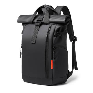 TANGCOOL Nylon Fabric Backpack Large Men's Black
