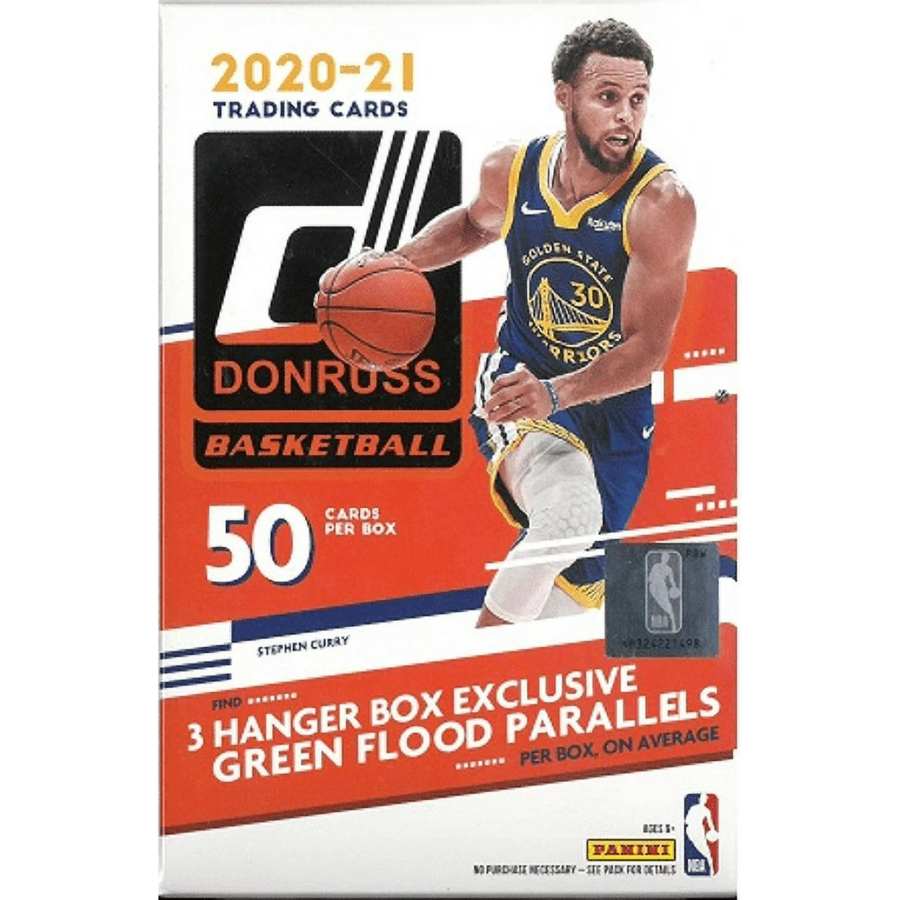 PANINI NBA Basketball Card 2020 21 NBA Donruss Basketball Hanger Box Durex, Hanging Box Sports Cards 1 Packaging