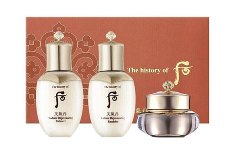The History Of Whoo TQDan Flower Tribute Radiance Tightening Nourishing Skincare Sets