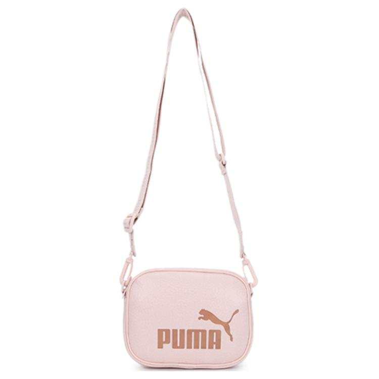 PUMA Leather Shoulder Bag, Crossbody Bag Regular Women's Light Pink