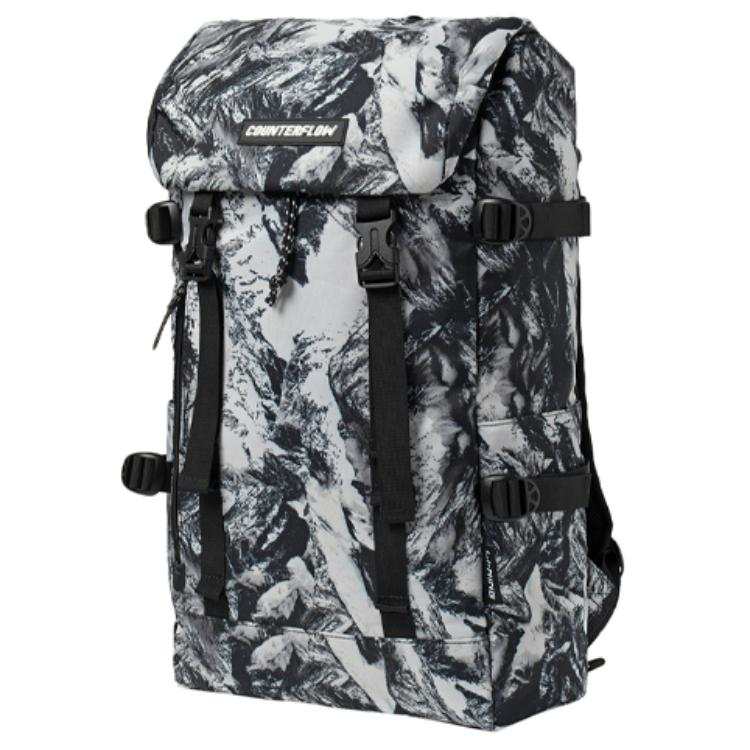 Li-Ning Li Ning Fabric Backpack Unisex Black White
