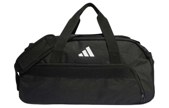 Adidas Adidas Recycled Polyester Plain Weave Fabric Luggage Bag Travel Bag Small Unisex Black