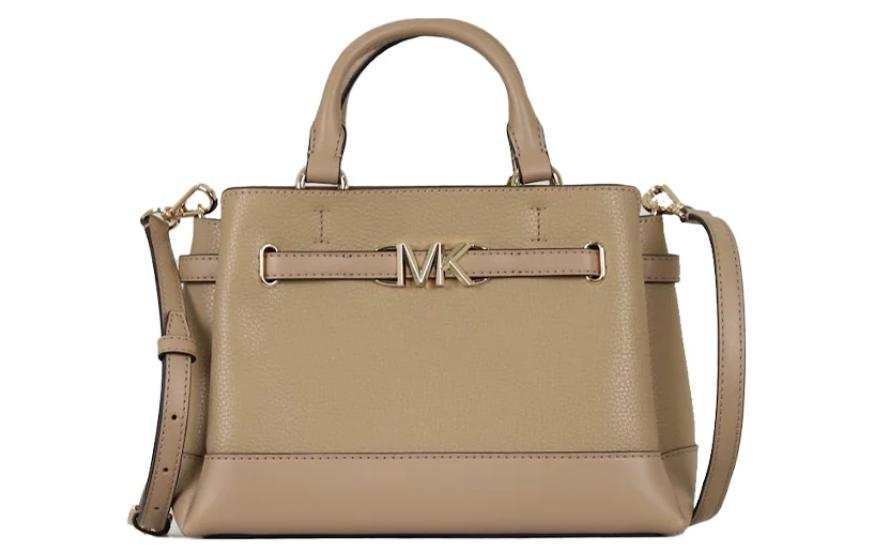 MICHAEL KORS Pebble Leather Shoulder Bag, Crossbody Bag, Handbag Small Women's Camel