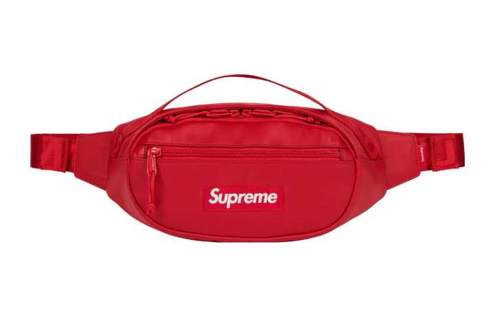 Supreme Supreme Cow Leather Crossbody Bag, Sling Bag, Fanny Pack Regular Unisex Red