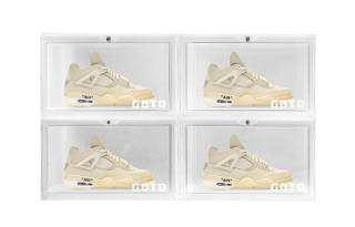 GOTO Antioxidant Sneaker Storage Box With Magnetic Side Opening Transparent Shoe Box