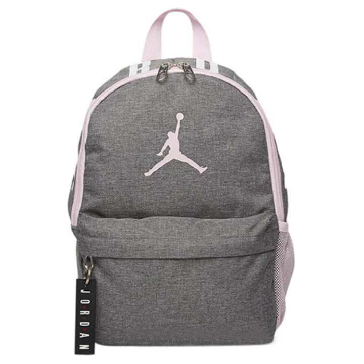 Jordan Jordan Polyester Backpack Unisex Gray & Pink