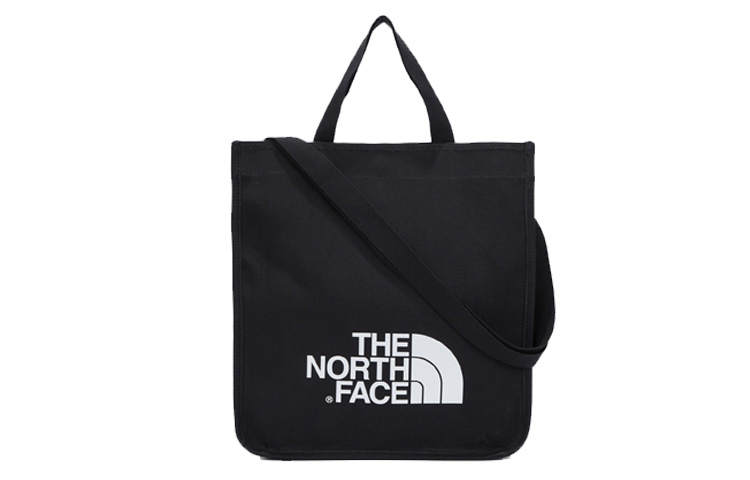 THE NORTH FACE 17L Canvas Bag, Tote Bag, Tote Bag, Shopping Bag, Crossbody Bag, Handbag, Outdoor Bag Cotton Pure Black