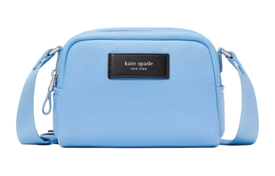 Kate Spade Cow Leather Shoulder Bag, Crossbody Bag Small Women's Starlight Blue