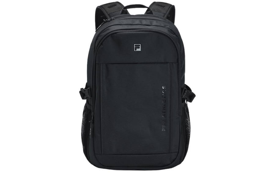FILA Athleisure Fabric Laptop Bag Backpack Regular Men's Pitch Black