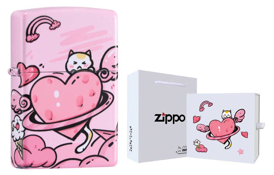 ZIPPO Love Lighter, Free Engraving, Greeting Card Writing Service, Contact Customer Service For Details