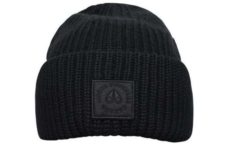 Moose Knuckles Moose Knuckles Polyester Beanies Unisex Black