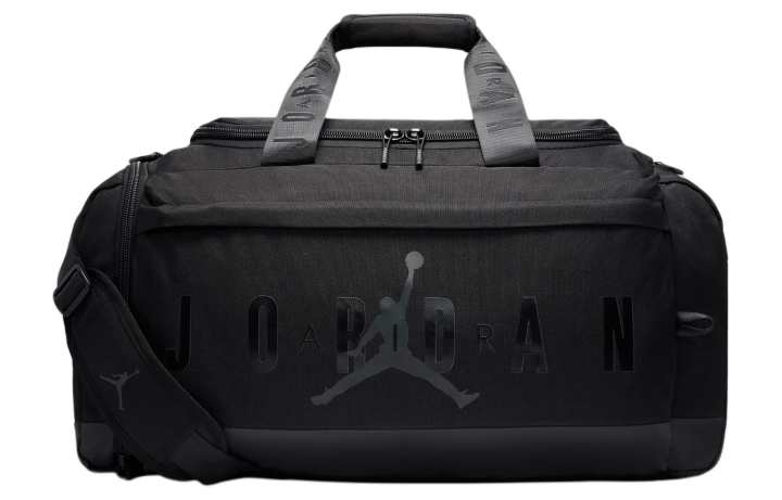 Jordan Jordan Polyester One Shoulder Crossbody Handheld Travel Bag Gym Bag Medium Unisex Black