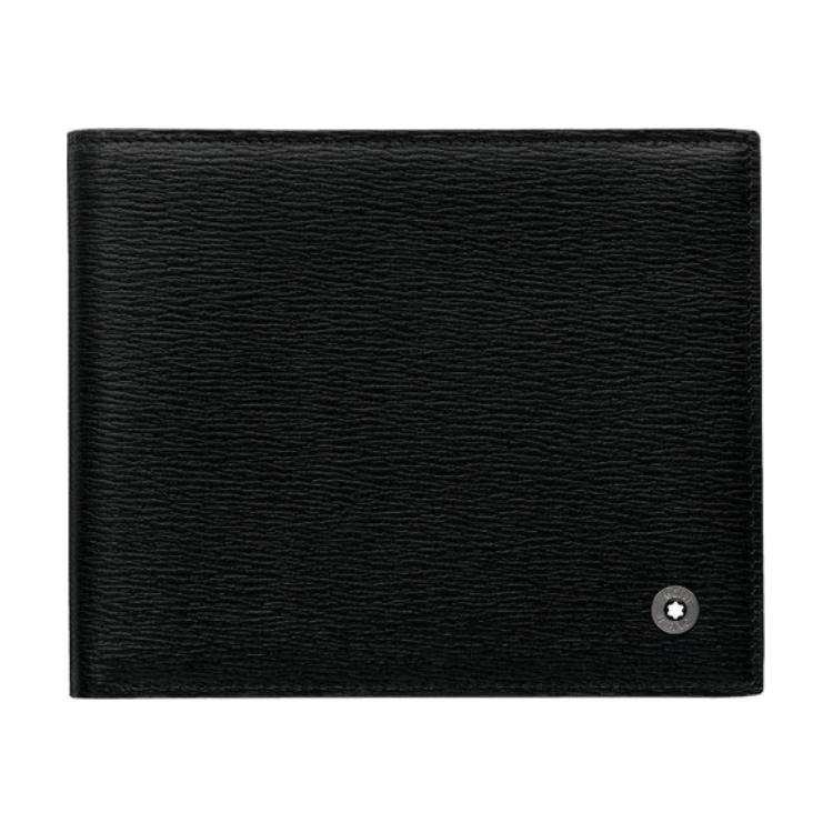 MONTBLANC MONTBLANC Cow Leather Wallet Men's Black