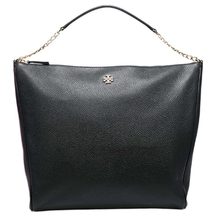 TORY BURCH Perry Leather Handbag Large Women's Black
