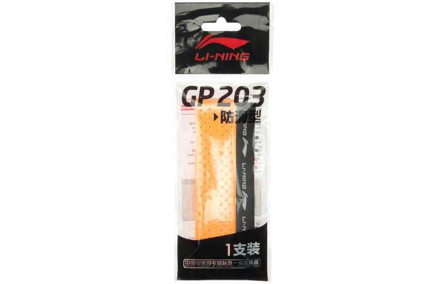 Li-Ning Li Ning Grip Tape Neon Orange Pu Thin GP203 1 Pack
