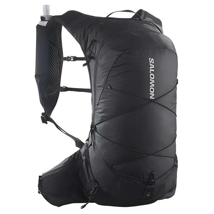 SALOMON 15L Backpack Mountaineering Bag Outdoor Bag Polyester Black Unisex