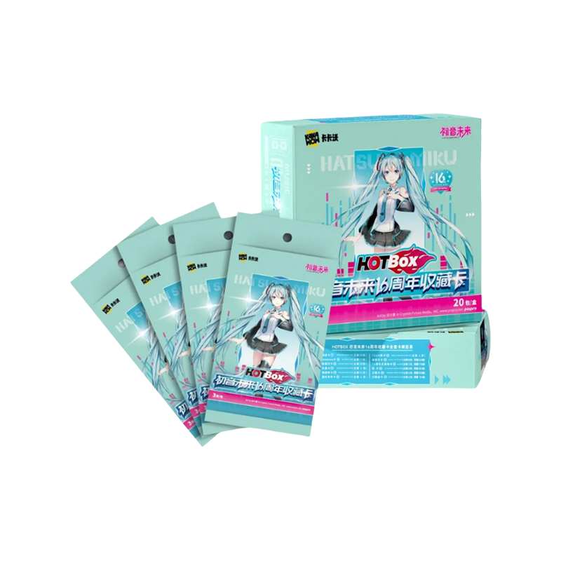 KAKAWOW HOTBOX 'Hatsune Miku 16th Anniversary Collectible Card' Collectible Cards