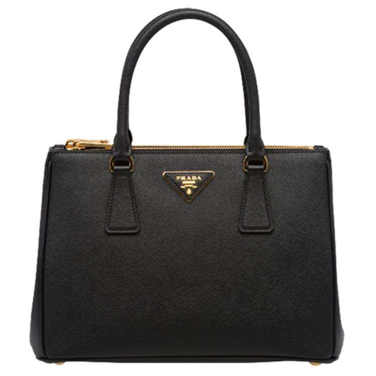 PRADA PRADA Leather Handbag Medium Women's Black
