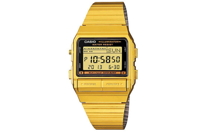 CASIO CASIO Unisex VINTAGE Series Yellow Watch DB-380G-1D