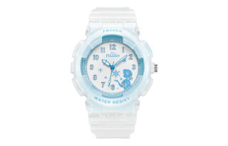 Disney Frozen Series Quartz Movement Silicone Strap Watch Women's Watch White Dial