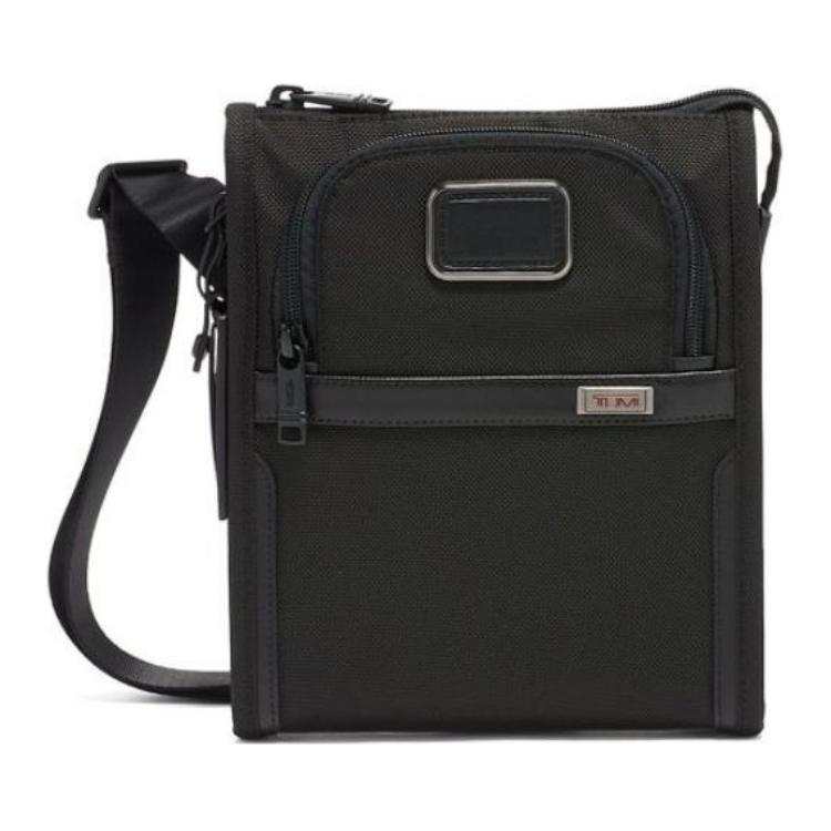 TUMI TUMI Nylon Shoulder Bag, Crossbody Bag Small Men's Black
