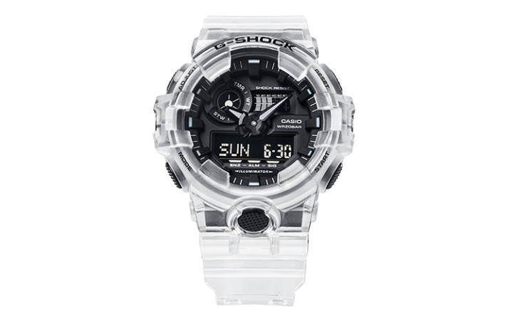 CASIO CASIO Men Liquid Crystal/Analog Dual Display Series Black Watch GA-700SKE-7APR