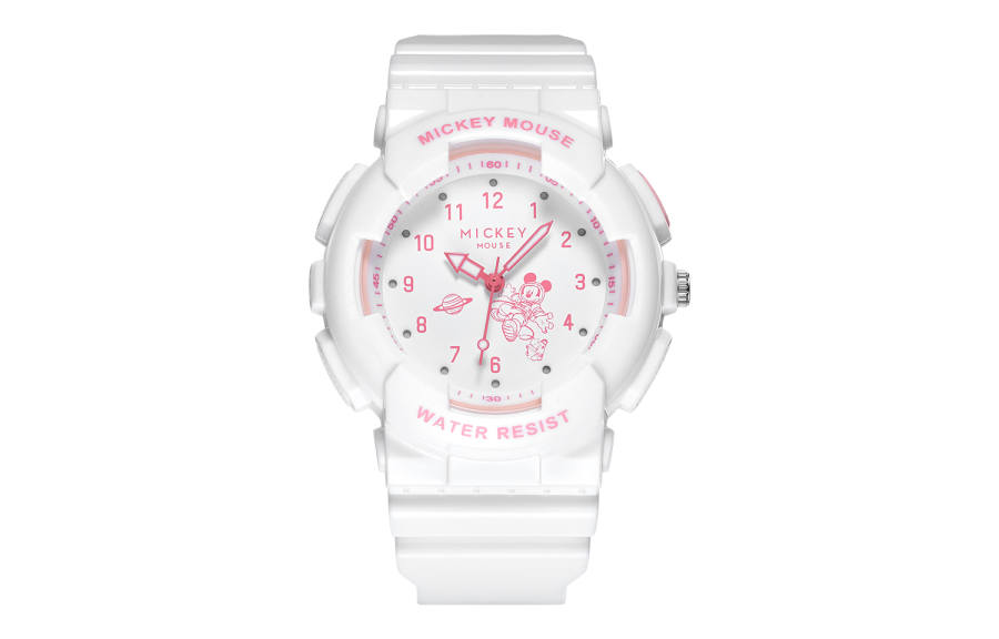 Disney Space Mickey Series Disney Collection Quartz Movement Watch Unisex White Dial MK 11575W1