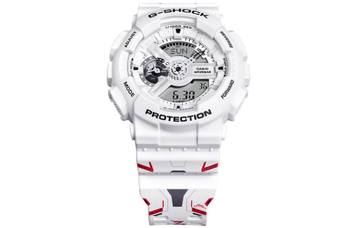 CASIO CASIO Men Liquid Crystal/Analog Dual Display Series 51.2mm White Watch