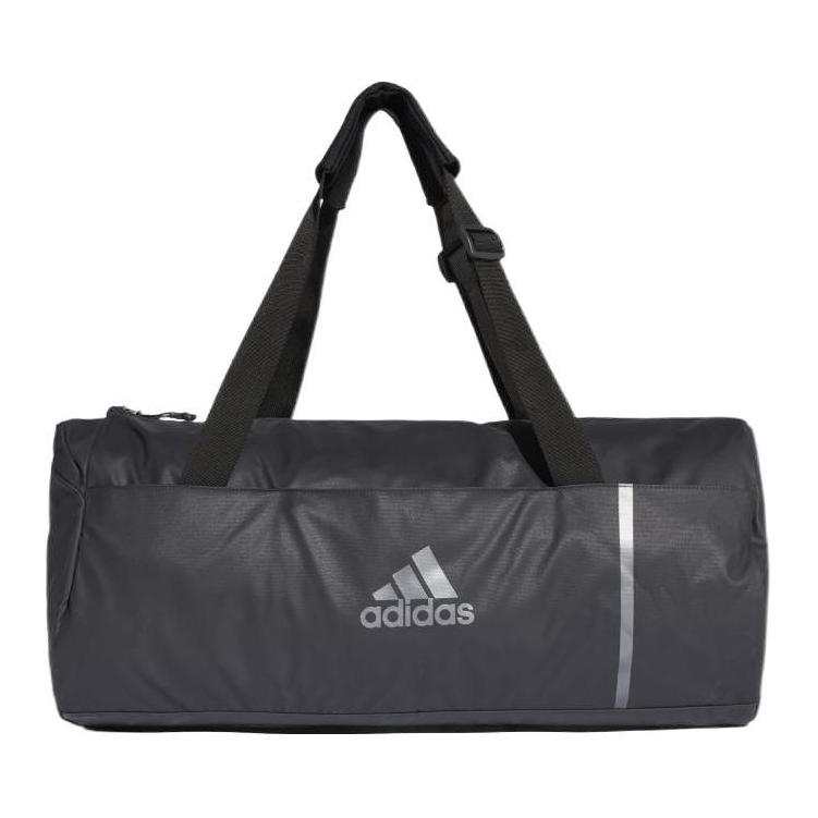 Adidas Adidas Polyester Travel Bag, Handbag, Shoulder Bag Regular Unisex Charcoal Black