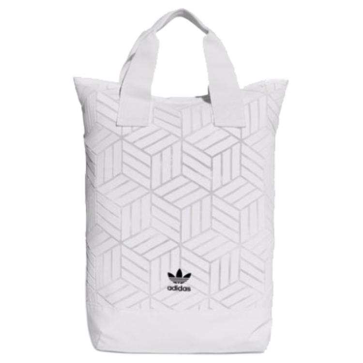 Adidas Originals Issey Miyake, Collaboration Polyurethane Artificial Leather Backpack Unisex White