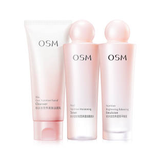 OSM Skincare Sets Brightening And Hydrating Cleanser 100g+Toner 135ml+Lotion 100ml