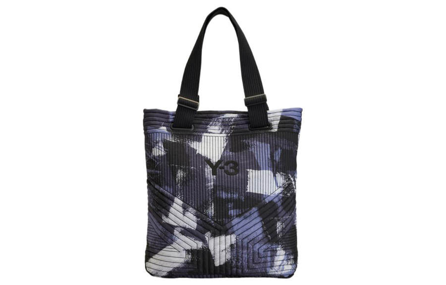 Y-3 Y 3 Nylon Tote Bag, Shopping Bag, Shoulder Bag, Handbag Regular Unisex Purple