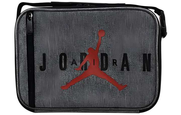 Jordan Jordan Polyester Lunch Box And Bag Handbag Unisex Gray