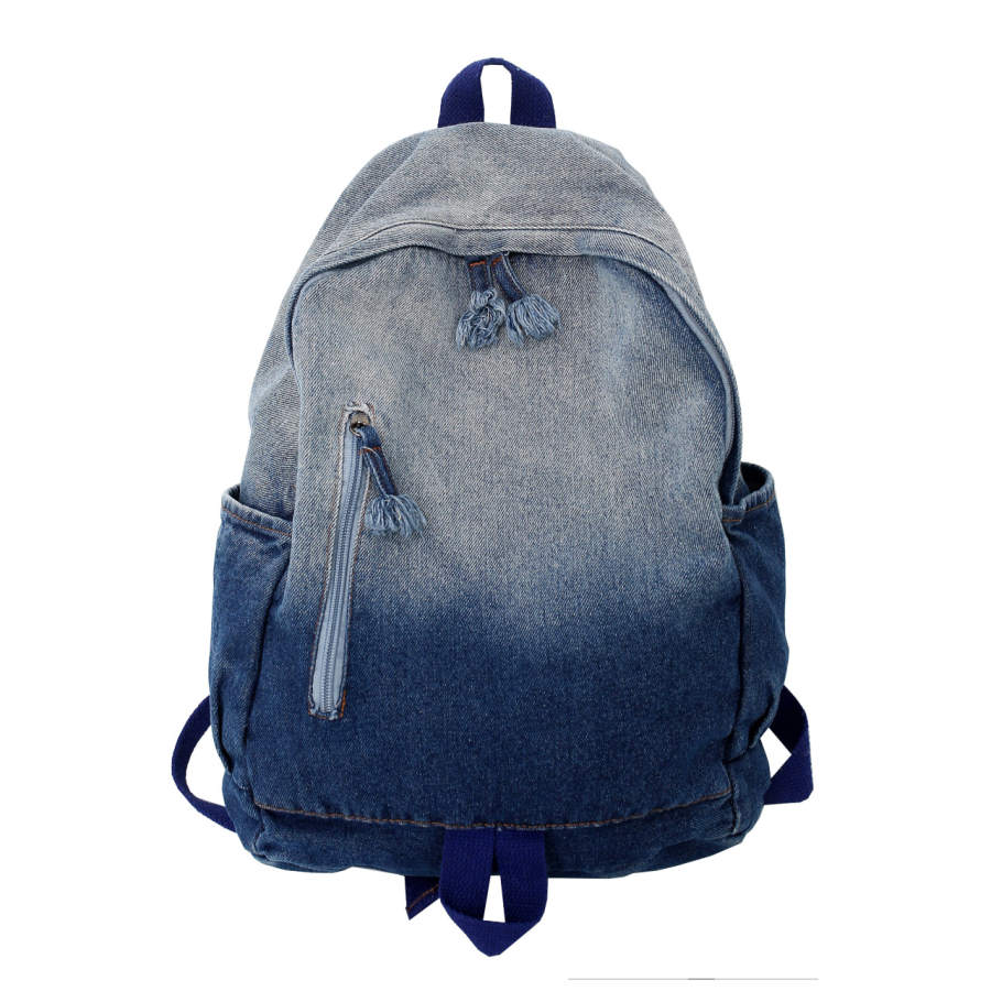 GEERDUN GEERDUN Denim Backpack Unisex Blue/Black
