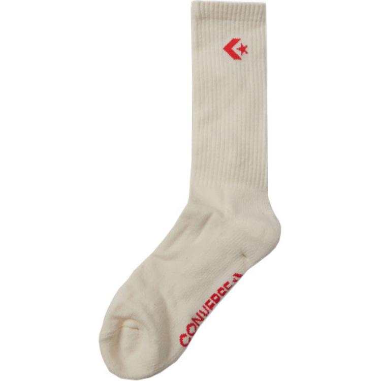 Converse Converse Crew Socks Unisex 1 Pack Light Beige