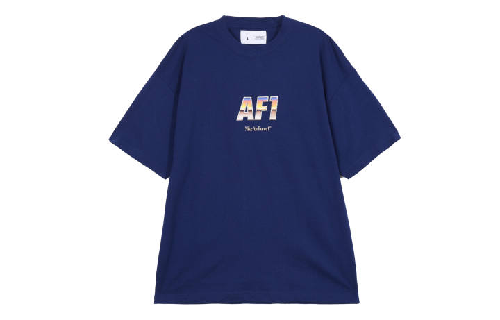 Nike Nike Drop Shoulder Sleeve T-Shirt Unisex Blue
