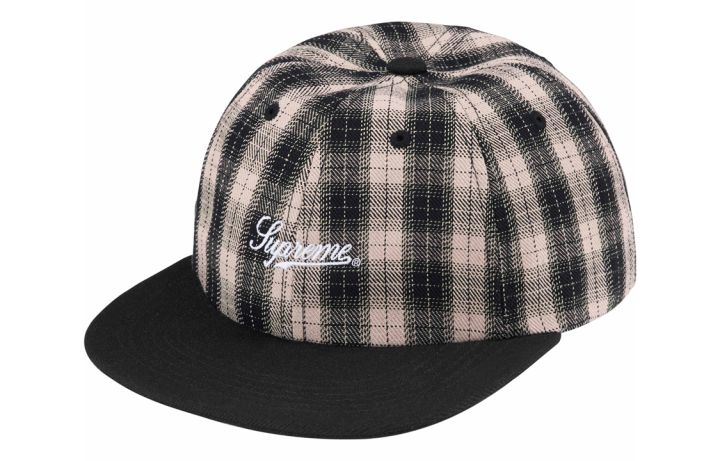 Supreme Supreme 100% Cotton Baseball Caps Unisex Black