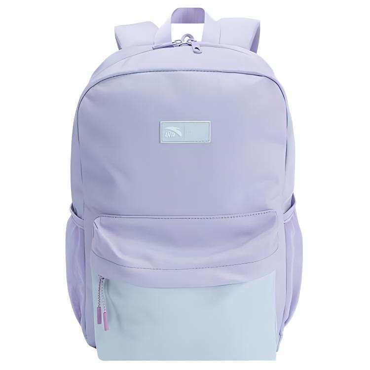 ANTA Anta Life Collection Fabric Backpack Regular Unisex Fresh Purple