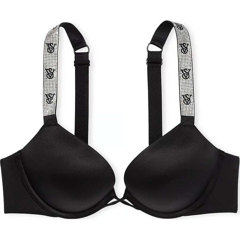 Victoria's Secret PINK VERY SEXY Bombshl Add 2 Cups Smooth Push Up Bra/Black Bra Women's Black