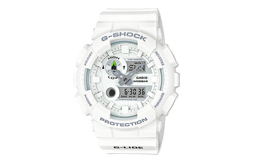 G-SHOCK G SHOCK 200m Waterproof Quartz Movement Resin Strap Watch Men's Watches White Dial