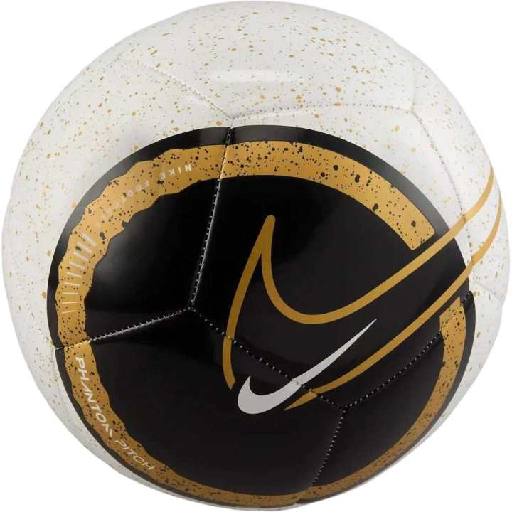 Nike Nike Size 5 Ball Soccer Ball Rubber Unisex White, Black, Sunset Pulse