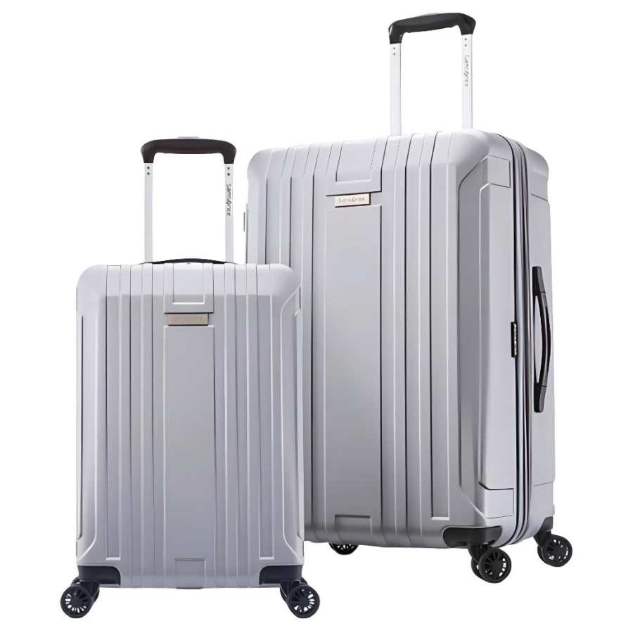 Samsonite SAMSONITE NEW CASTLE ABS+PC Trolley Bag 20 Inch, 28 Inch Unisex Silver