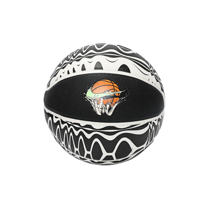 Nike Nike Rubber Basketball Black White Size 7 Ball Training Unisex