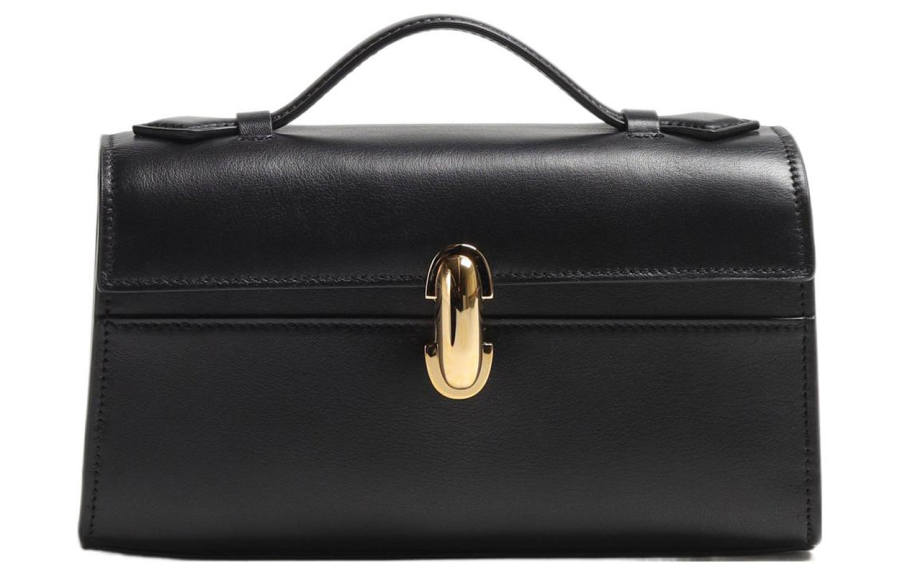 SAVETTE SAVETTE Cow Leather Handbag Small Women's Black Leather