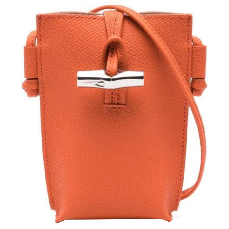 LONGCHAMP LONGCHAMP Roseau Leather Phone Case