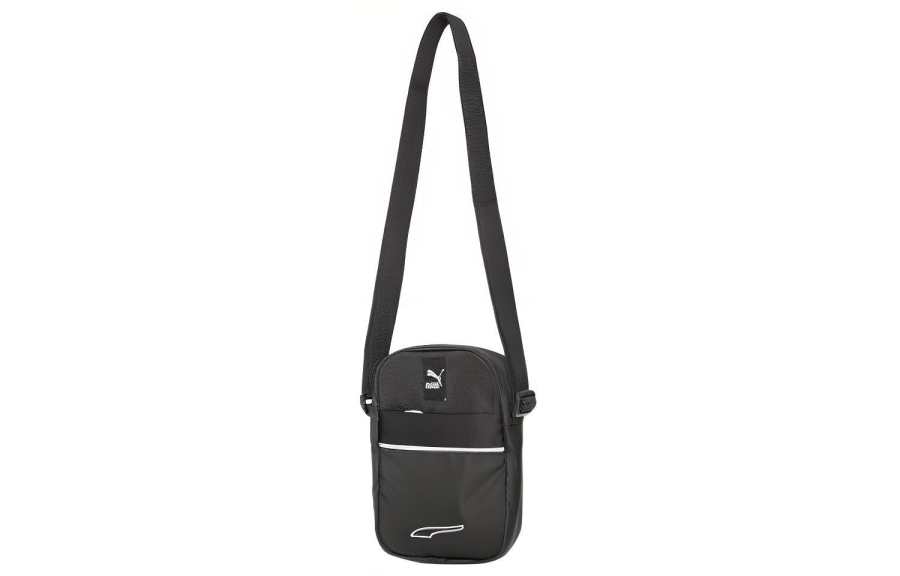 PUMA Fabric Crossbody Bag, Shoulder Bag Unisex Black